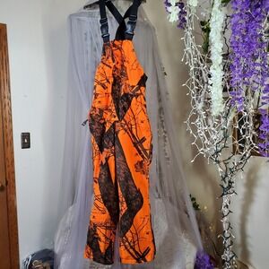 Tech H20 Guide Series Waterproof Breathable Size S Bibs Blaze Orange Insulated